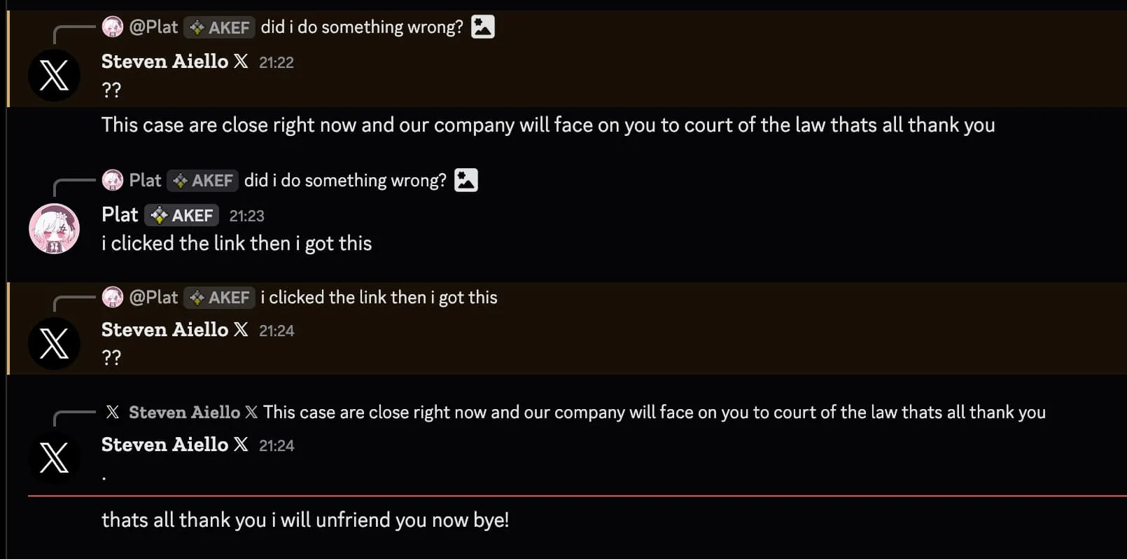 Discord DM screenshot 25